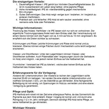 Abverkauf: ipe 2130 einseitig glatt/gerillt