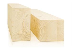 Baulatten, Fichte, 2-fach, keilgezinkt 60/80