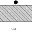 IPE glatt, Astrein, Bildaufbau 21/145, 1850 mm | Bild 3