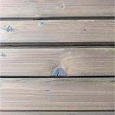 Nord. Fichte Sichtnut gerade geschliffen KDS braun