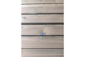 Nord. Fichte Sichtnut gerade geschliffen KDS braun